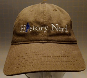 Unisex Ajustable Correa Auténtico Pigmento Marrón Historia Nerd Ben Franklin Sombrero Gorra - Imagen 1 de 8
