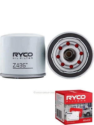 Ryco Oil Filter Z436 + Service Stickers fits Nissan Almera 1.5 N17 i - image 1 of 4