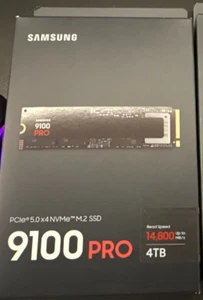 NEW SAMSUNG SSD 9100 PRO 4TB PCIe 5.0x4 M.2 2280 MZ VAP4T0B - Afbeelding 1 van 1