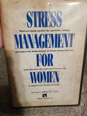 Stress Management for Women Nancy J Sullivan Book and audio tape New - Image 1 of 2