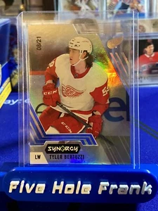 2020-21 Upper Deck Synergy Tyler Bertuzzi Clear Base /21 #48 - Bild 1 von 3