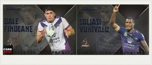 2017 TLA NRL TRADERS TRADING CARD SEASON TO REMEMBER TEAM SET SR13 +SR14-STORM