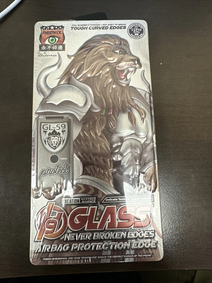 Protection Glass iPhone 11 X/Xs Black silicone edge - Image 1 of 3