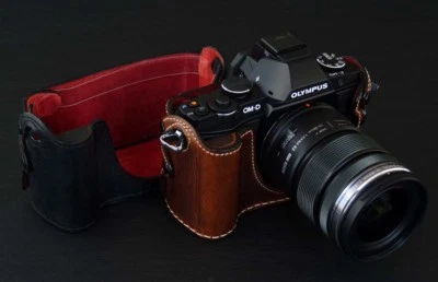 LUIGI CASE+GRIP FOR OLYMPUS OM-D,LOWERED PRICE,ENDED PRODUCTION,STRAP,FAST DHL - Image 1 of 4