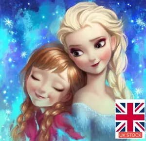 Big Replica Fan Art Disney Elsa Frozen Full Drill 5D Diamond Painting *UK STOCK* - Picture 1 of 4