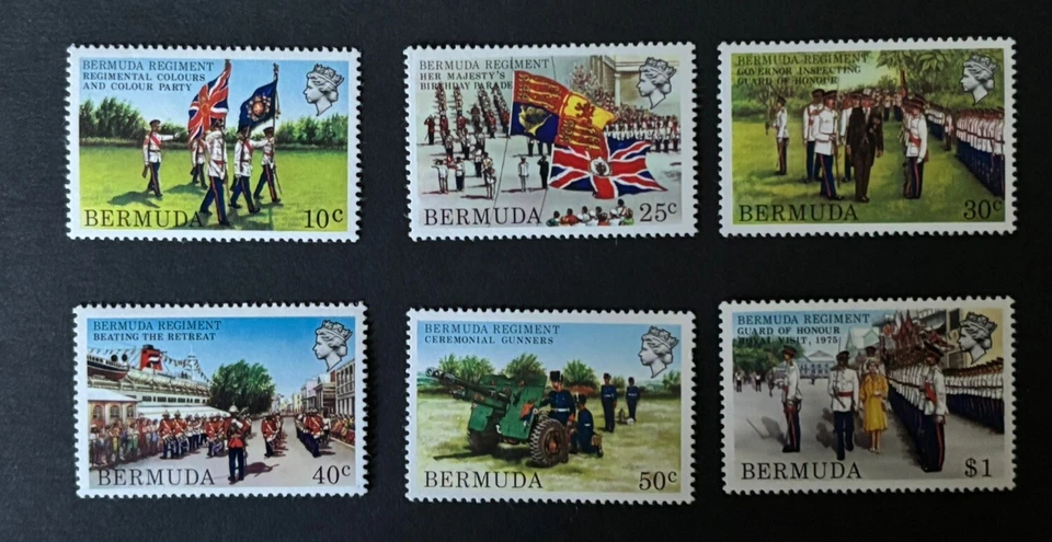 Bermudas: 1982, Regimiento de Bermudas, conjunto MNH Foto 1 de 1