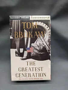 Tom Brokaw: The Greatest Generation Audiobook 1998 Cassette Book On Tape Sealed - Imagen 1 de 4