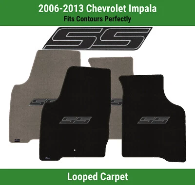 Alfombrillas delanteras Lloyd Classic Loop para Chevrolet Impala '06-13 con logotipo negro SS Foto 1 de 4