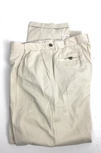 Ermenegildo Zegna Cotton Size 46 US Pants Bone and Ermenegildo Necktie Bundle - Picture 1 of 8