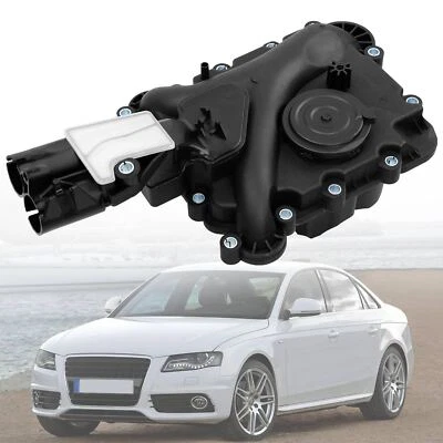 PCV Engine Crankcase Vent Valve Oil Separator For 05-15 Audi A4 A5 A6 A7 A8 Q5 - Image 1 of 4