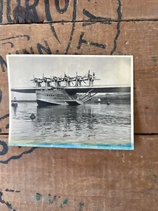 1930s Aviation Snapshot Picture Dornier Do X Streamline Airplane Original - Picture 1 of 2