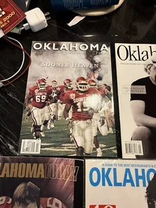 5 Oklahoma Sooners Magazine Lot Toby Keith 2000 National Champs 100 Years Bradfo - Picture 1 of 6