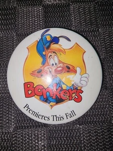 Disney's Bonkers 1992 ""Premieres This Fall"" Pulsante pinback da Disneyland  - Foto 1 di 4