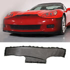 Black Front Grille Insect Screening Net Protection Cover For Corvette C6 2005-13