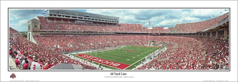 Ohio State Buckeyes Football OHIO STADIUM GAMEDAY Corner Panoramic POSTER Print Cover