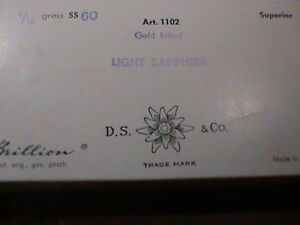 2 Full BOX Swarovski Crystal Rhinestones Swarovski Brillion Light Sapphire SS 60
