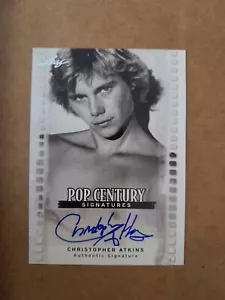 Christopher Atkins Autograph Card 2011 Leaf Pop Century - Picture 1 of 2