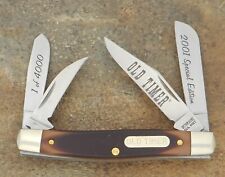 SCHRADE USA OLD TIMER WORKMATE 2001 SPECIAL EDITION  1 OF 4000 KNIFE 44OT