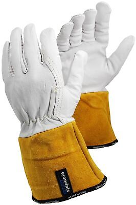 Tegera 130A Tig Mig Leather Welding Heat Resistant Work Gloves S M L XL XXL • 10.98£