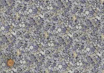 Tela de cebollino azul césped Liberty Tana | Edredón floral japonés retazos algodón Foto 1 de 2