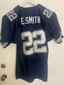Emmett Smith #22 Dallas Cowboys Mitchell & Ness 1995 Throwback Jersey Size 54 - Picture 1 of 10