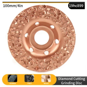 4" 100mm Brazed Diamond Cup Grinding Wheel Disc for Angle Grinder Stone Surface - Picture 1 of 7