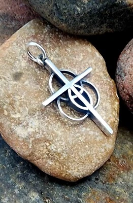 Colgante Cruz Círculos Trinidad James Avery Unidad Raro Foto 1 de 4