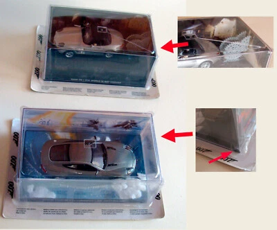 JAMES BOND 007 1:43 FABBRI ASTON MARTIN V12 VANQUISH + 1:43 BMV Z8 - Immagine 1 di 3