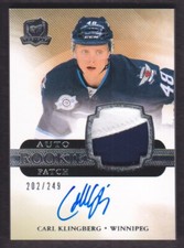 2011-12 The Cup Hockey #120 Carl Klingberg RC Auto Patch 202/249