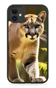 Funda de goma para teléfono Cougar Photograph Cougars Mountain Lion Florida Panther DK97 - Imagen 1 de 2