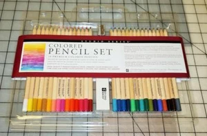 Studio Series Set of 30 Colored Adult Coloring Pencil Kit Plus Sharpener, Eraser - Foto 1 di 1