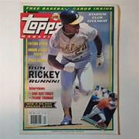 Topps Magazine Collectors Edition Bonus Cards Summer 1991 #7 Rickey Henderson - Image 1 of 1