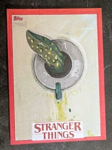 Carta schizzo Topps Stranger Things John Bruce 2018 1/1 una di una - Foto 1 di 5