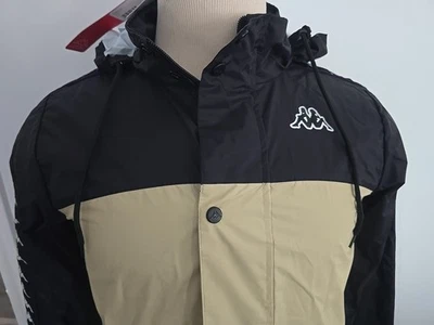 KAPPA Nueva Chaqueta Cortavientos Cremallera Completa Para Hombre Talla S Foto 1 de 4