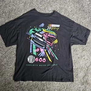 NASCAR Charlotte Motor Speedway 600 Tagged Small Short Sleeve Retro Shirt - Picture 1 of 8