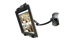 Full Motion Dual Arm LCD Desk Mount for 10''-27'' Monitor (M13) - Picture 1 of 7