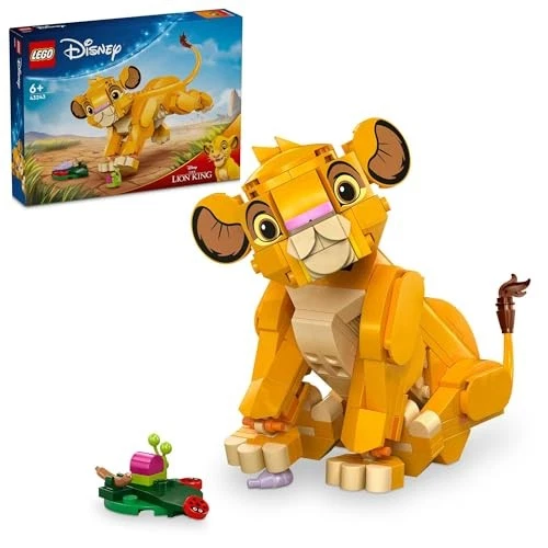 LEGO Disney Rey León Bebé Simba Juguete Regalo de Cumpleaños Bloques de Construcción Educativos Foto 1 de 4