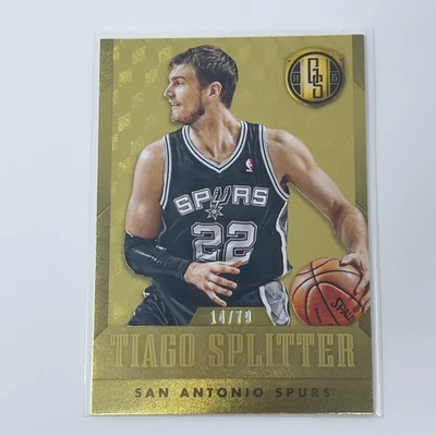 2014-15 Panini Gold Standard Tiago Splitter #85 Gold #/79 San Antonio Spurs - Image 1 of 2