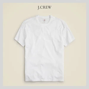 NUEVO - J. Camiseta CREW Para Hombre Relajada 100% Algodón Rota, Blanca Talla L - $36 - Imagen 1 de 6