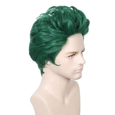 Zed Cabello Verde Cosplay Cabello Sintético Carnaval Halloween Fiesta Disfraz Accesorios Foto 1 de 3