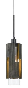 Cal Lighting FX-3641-1 Wood Reggio Single Light 5-1/2"W Mini Pendant - Picture 1 of 1