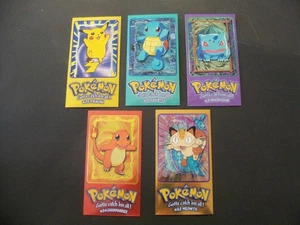 1999 TOPPS POKEMON SERIES 1 TV ANIMATION EDITION OVERSIZED TIN TOPPER SET READ!! - Picture 1 of 2