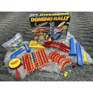 Vintage Domino Rally Deluxe Set 1989 Pressman Games W/extra Pieces - Picture 1 of 5