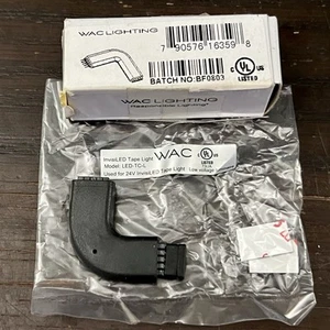 WAC Beleuchtung - LED-TC-L InvisiLED-L-Stecker für InvisiLED 24V Band Licht - Bild 1 von 2