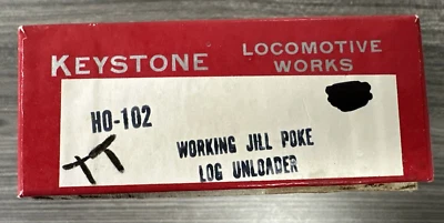 Keystone Locomotive Works HO Craftsman Kit HO-102 Working Jill Poke Log Unloader - Image 1 of 4