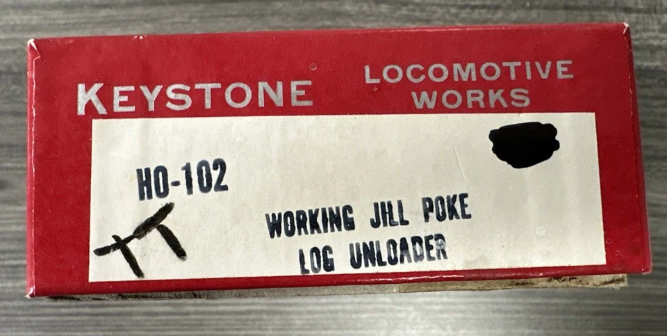 Keystone Locomotive Works HO Craftsman Kit HO-102 Working Jill Poke Log Unloader - Image 1 of 4