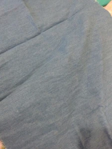 Blue Faux Denim Fabric cotton woven sewing quilting arts crafts kids clothes - Picture 1 of 1