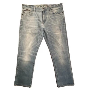 US Polo Association Denim Company Delta Stretch Slim Jeans 38x33 - Picture 1 of 15