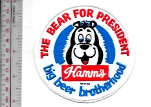 Hamm's Beer The Bear for President Big Beer Brotherhood Patch - Picture 1 of 1