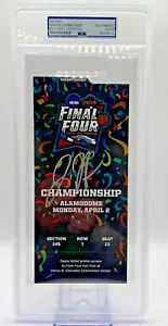 Donte DiVincenzo Signed Autograph 2018 NCAA National Championship Ticket PSA DNA - Picture 1 of 3
